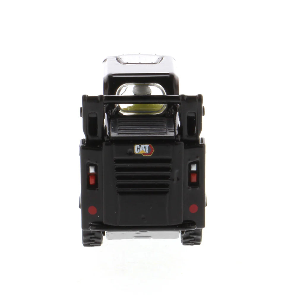 1/50 Scale Diecast Black Cat 242D3 Wheeled Toy Skid Steer With Tools and Operator