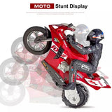 1:6 Scale Remote Control Motorcycle - Self Balancing Stunt Bike