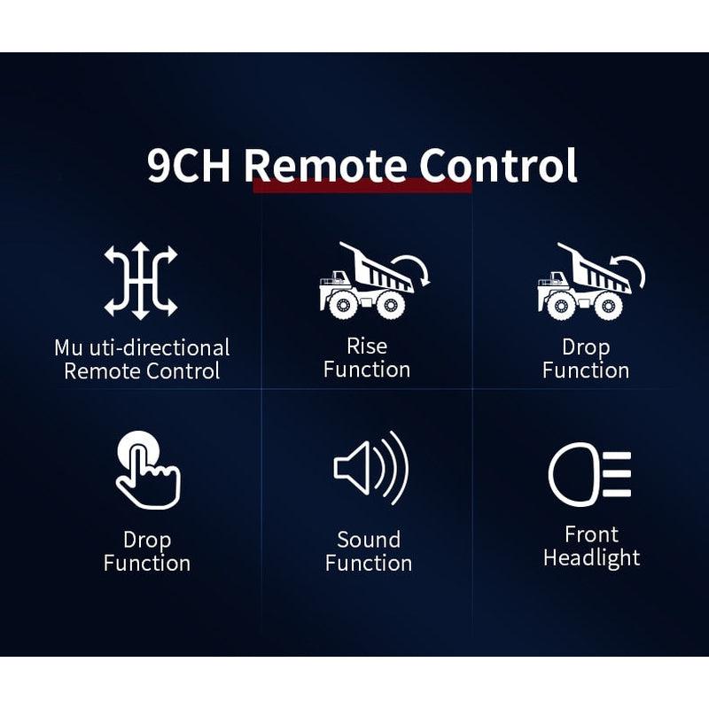 1/24 Remote Control Mine Dump Truck - RC Toy