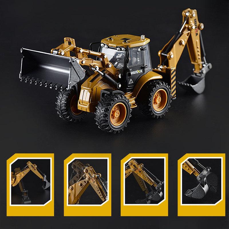 1/50 Scale Metal Alloy Backhoe Toy