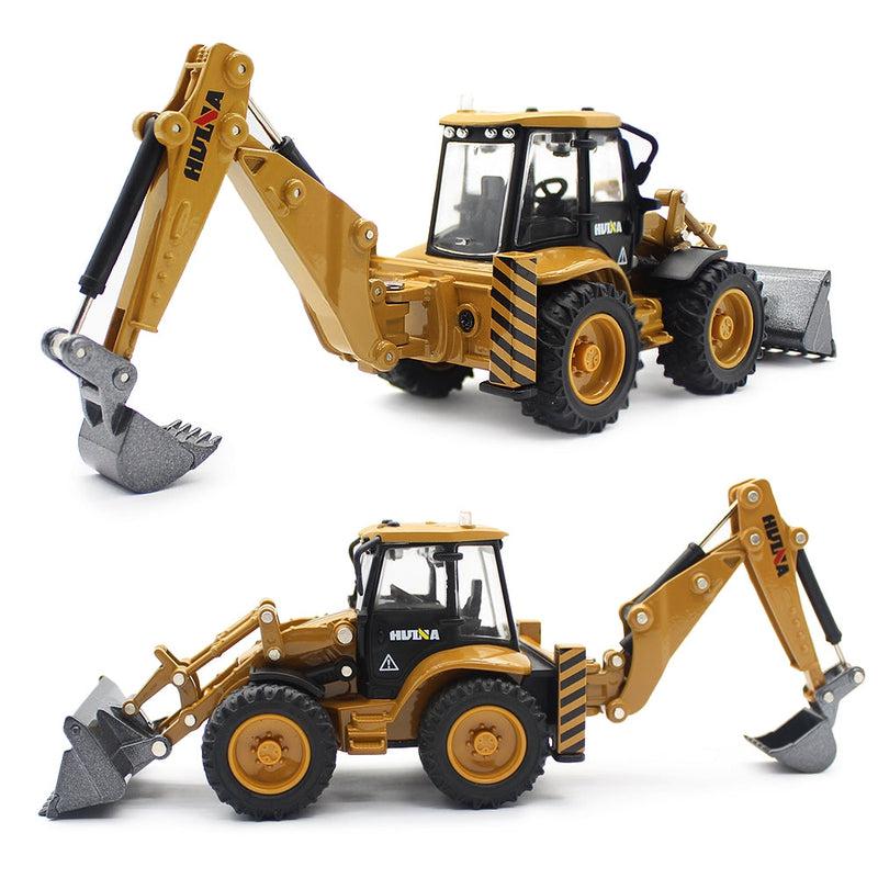 1/50 Scale Metal Alloy Backhoe Toy