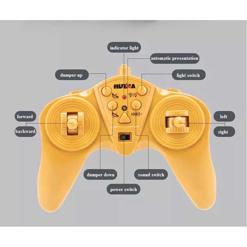 1/24 Scale Caterpillar Articulated RC Dump Truck