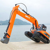 1/14 Scale 15 Channel Extended Boom Rc Excavator Toy