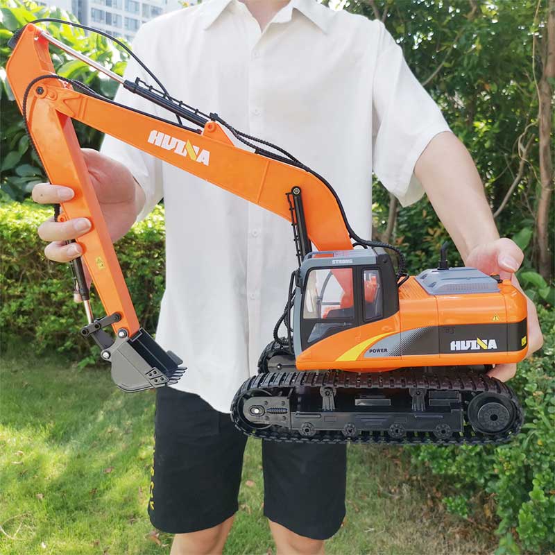 1/14 Scale 15 Channel Extended Boom Rc Excavator Toy