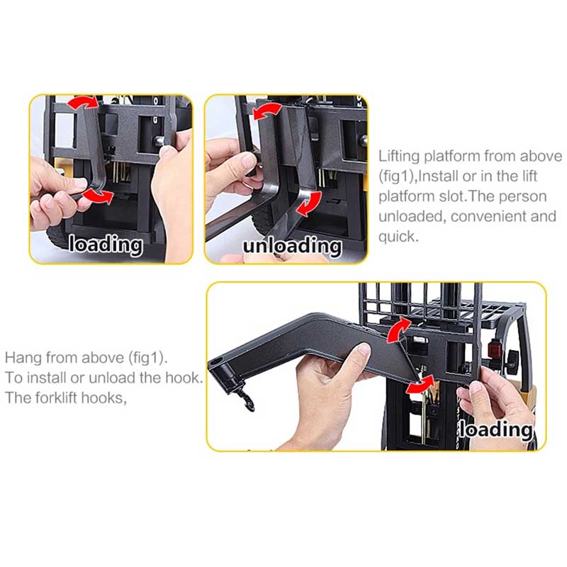 1/10 Scale RC Forklift Miniature Model