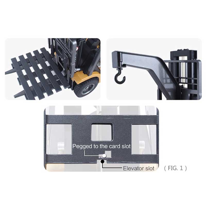 1/10 Scale RC Forklift Miniature Model