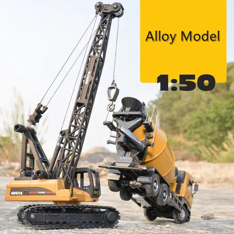 1/50 Scale Metal Alloy Toy Crane