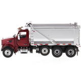1/50 Scale 567 Red Peterbilt Toy Dump Truck - Tandem Axle