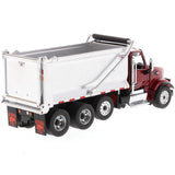 1/50 Scale 567 Red Peterbilt Toy Dump Truck - Tandem Axle