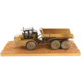 CAT Caterpillar 745 Articulated Truck with Operator (Dirty Version) "Weathered" Series 1/50 Diecast Model by Diecast Masters-1