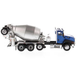 1/50 Scale Cat Ct660 Toy Cement Truck With McNeilus Mixer - Diecast Blue