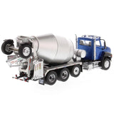 1/50 Scale Cat Ct660 Toy Cement Truck With McNeilus Mixer - Diecast Blue