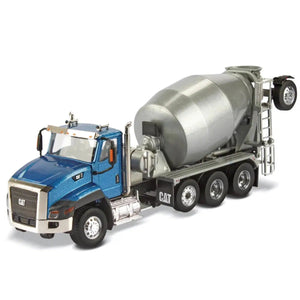 1/50 Scale Cat Ct660 Toy Cement Truck With McNeilus Mixer - Diecast Blue