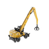 CAT Caterpillar MH3040 Wheel Material Handler with Operator "High Line Series" 1/50 Diecast Model by Diecast Masters-1