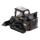 1/50 Scale Diecast Black Cat 259D3 Toy Track Loader With Tools and Operator