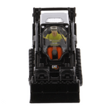 1/50 Scale Diecast Black Cat 259D3 Toy Track Loader With Tools and Operator