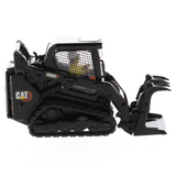 1/50 Scale Diecast Black Cat 259D3 Toy Track Loader With Tools and Operator