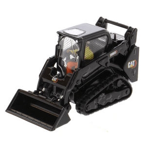 1/50 Scale Diecast Black Cat 259D3 Toy Track Loader With Tools and Operator