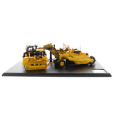 1/50 Scale Diecast Cat 621K Tractor Scraper & Cat D7 With 70 Scraper Set