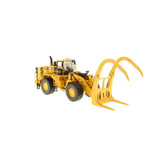 1/50 Scale Diecast Caterpillar 988k Wheel Loader Toy With Grapple & Operator
