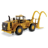 1/50 Scale Diecast Caterpillar 988k Wheel Loader Toy With Grapple & Operator
