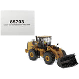 CAT Caterpillar 966M Wheel Loader with Operator (Dirty Version) "Weathered" Series 1/50 Diecast Model by Diecast Masters-0