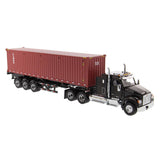 1/50 Scale Diecast Kenworth T880 Toy Semi Truck and Sea Container