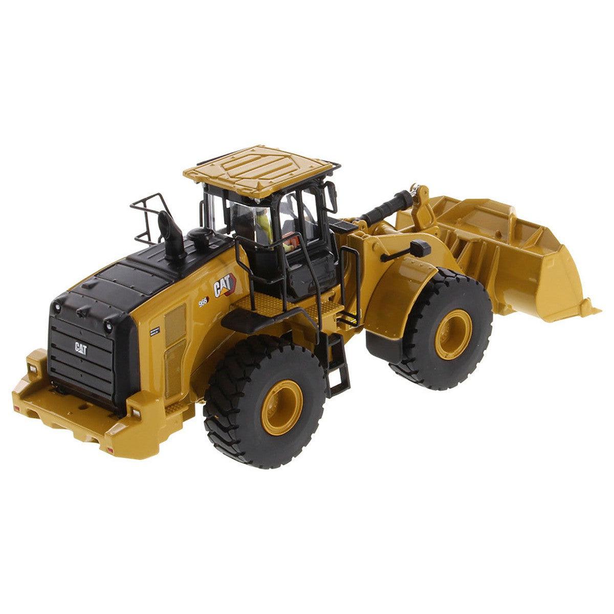 Toy Loder Model 1/50 Scale Diecast Yellow Cat 966 Wheel Loader Toy