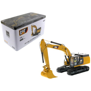 CAT Caterpillar 349F L XE Hydraulic Excavator with Operator "High Line" Series 1/50 Diecast Model by Diecast Masters-0
