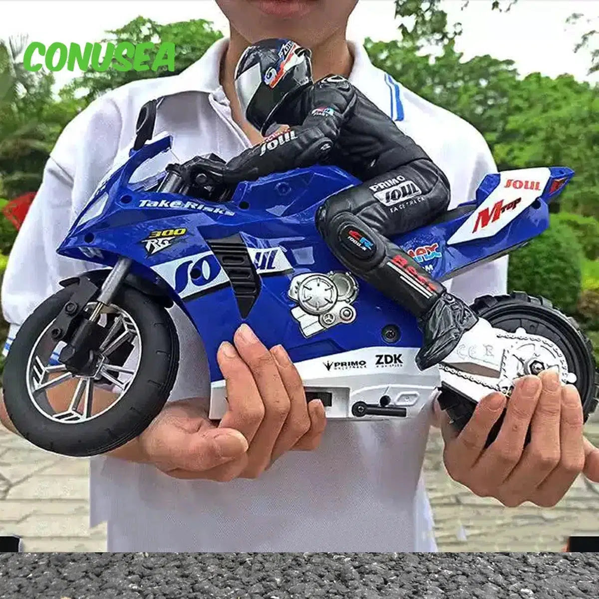 1 6 Scale Remote Control Motorcycle Self Balancing Stunt Bike