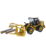1/64 Scale Caterpillar 950M Loader with Bucket Log Fork & Log Poles