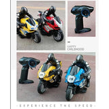 2.4GHz Stunt RC Motorbike - 1:10 Scale High-Speed Drift Racer with 30-Min Drive