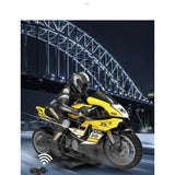2.4GHz Stunt RC Motorbike - 1:10 Scale High-Speed Drift Racer with 30-Min Drive