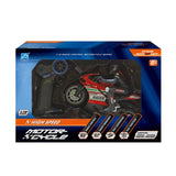 2.4GHz Stunt RC Motorbike - 1:10 Scale High-Speed Drift Racer with 30-Min Drive