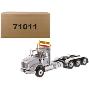 International HX620 Day Cab Tridem Tractor Light Grey 1/50 Diecast Model by Diecast Masters-0