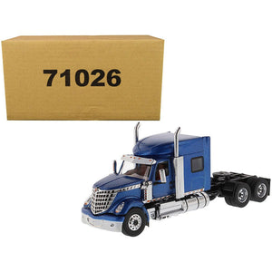 International LoneStar Sleeper Cab Truck Tractor Blue 1/50 Diecast Model by Diecast Masters-0