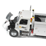Peterbilt 536 Truck with Altec AA55 Aerial Service Body White "Transport Series" 1/32 Diecast Model by Diecast Masters-1