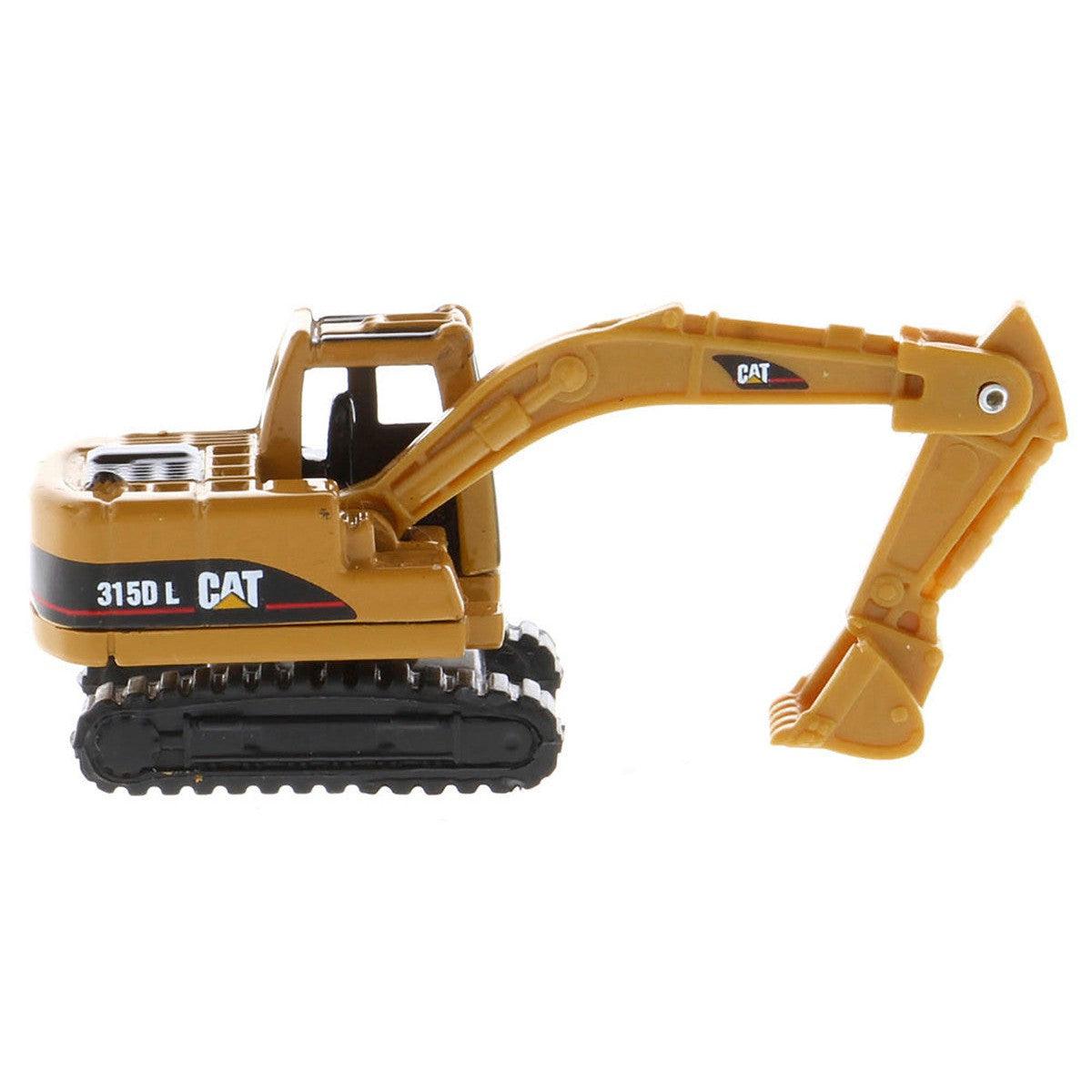 Micro Scale Yellow Diecast Caterpillar 315D L Excavator Toy