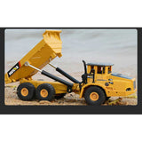 1/50 Scale Articulating Gravel Cat Dump Truck Toy
