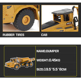 1/50 Scale Articulating Gravel Cat Dump Truck Toy