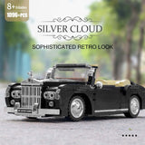 1096 Piece 1964 Sliver Cloud Car Model Set