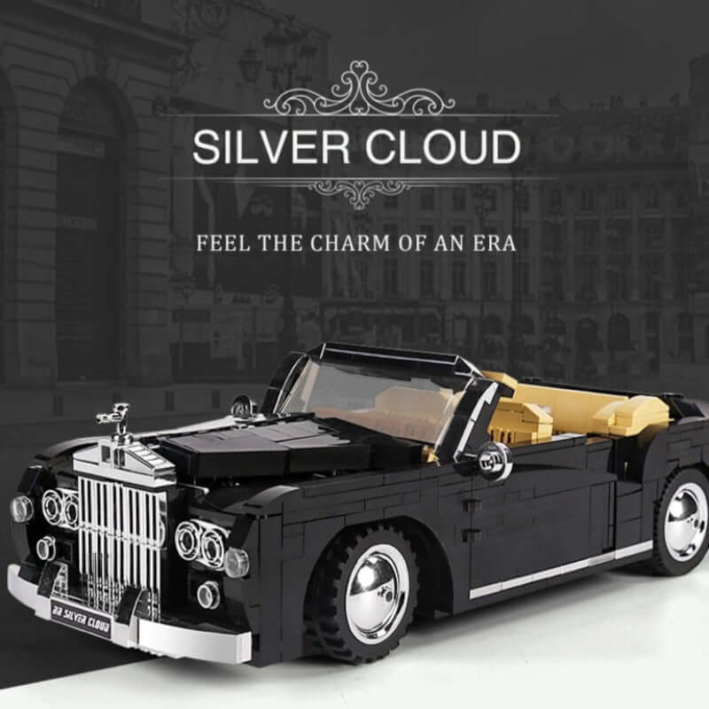 1096 Piece 1964 Sliver Cloud Car Model Set