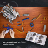 1112 Piece 3 in one Remote Control Robot Model Set