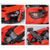 1182 Piece Senna Super Car Model Set