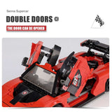 1182 Piece Senna Super Car Model Set