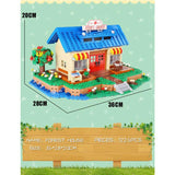 1225 Piece Model Forest House Set