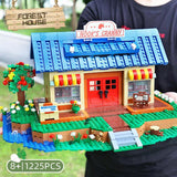 1225 Piece Model Forest House Set