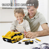 1341 Piece Regera Super Car Model Set