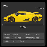 1341 Piece Regera Super Car Model Set
