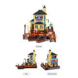 1460 Piece Model Fishing Shack Set
